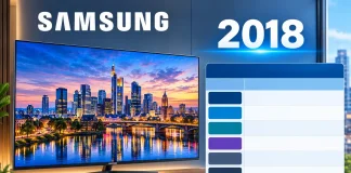 Samsung TV Lineup 2018 Full Comparison Chart