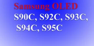 Відмінності між Samsung OLED S90C, S92C, S93C, S94C, S95C