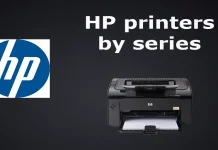 Продуктові лінійки, серії та виробники принтерів HP