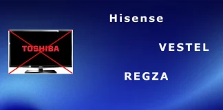 Хто виробляє телевізори Toshiba, кому належить бренд Toshiba