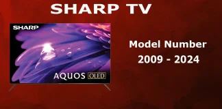 Номер моделі телевізора Sharp 2009-2024, розшифровка
