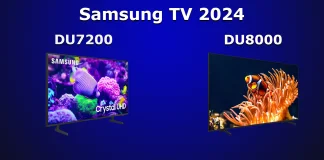 Пояснення відмінностей між телевізорами Samsung DU8000 і DU7200