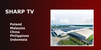 Хто і де виробляє телевізори Sharp?