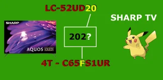 Як дізнатися рік випуску телевізора Sharp