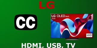 Налаштування телевізійних титрів; Програми, канали, HDMI, USB