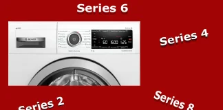 Відмінності між серіями пральних машин Bosch