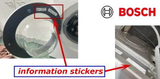 Пральні та сушильні машини Bosch: як знайти номер моделі та серійний номер