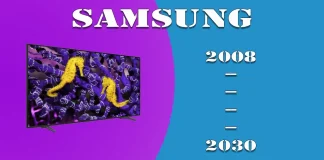 Моделі телевізорів Samsung за роками