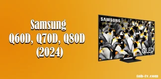 Порівняння телевізорів Samsung Q60D, Q70D, Q80D (2024)