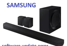 Збій оновлення саундбара Samsung Q900D, Q910D, Q990D, Q800D