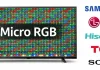 Телевізори Micro RGB, RGB Evo та TCL Mini RGB