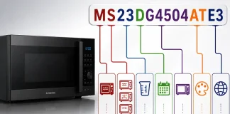 Розшифровка номерів моделей мікрохвильових печей Samsung Розшифровка модельних номерів мікрохвильових печей Samsung
