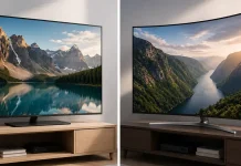 Плоскі та вигнуті телевізори, відмінності між ними