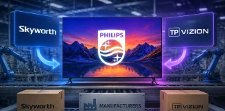 Хто виробляє телевізори під брендом Philips?