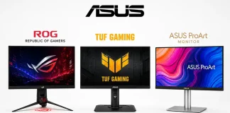 Монітори ASUS, серії та їхні відмінності