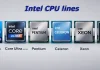 Номери моделей і покоління процесорів Intel