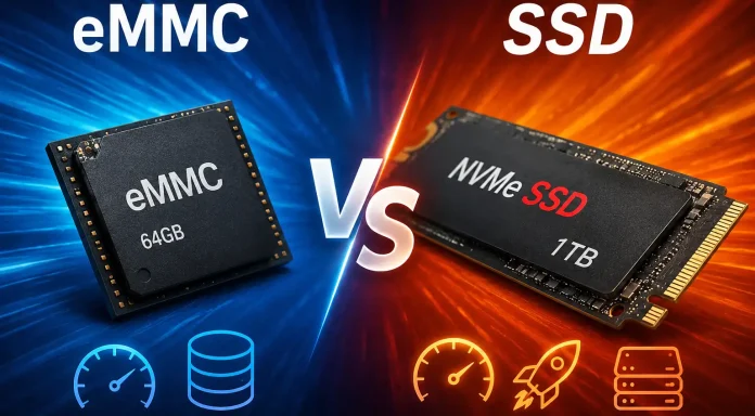 The Difference Between eMMC and SSD Storage