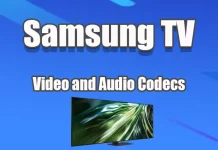 Підтримувані відео- та аудіоформати і кодеки на телевізорах Samsung