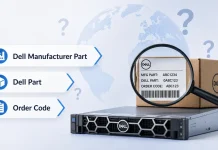 Що означають Dell Manufacturer Part, Dell Part і Order Code