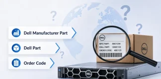 Що означають Dell Manufacturer Part, Dell Part і Order Code