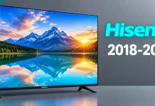 Телевізори Hisense за роками, 2018–2026
