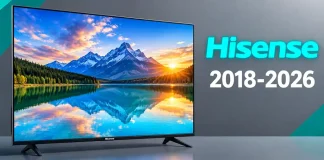 Телевізори Hisense за роками, 2018–2026