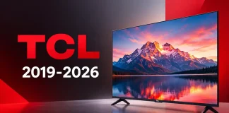 Моделі телевізорів TCL за роками 2019–2026