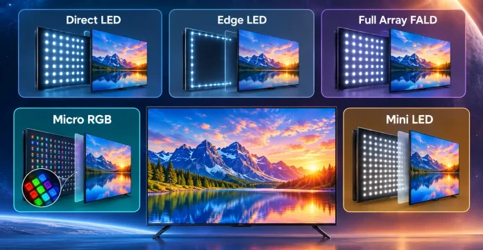 TV Backlight Types Explained
