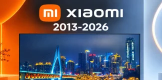 Xiaomi TV за роками, 2013–2026
